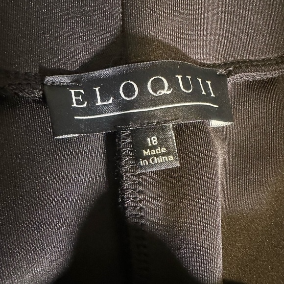 Eloquii Black Pencil Skirt sz 18 NWT - Picture 2 of 7